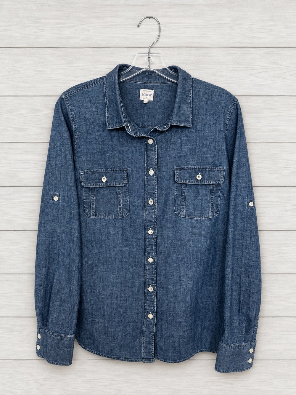 J. Crew Women’s The Perfect Shirt Button Down-Sz Lg
